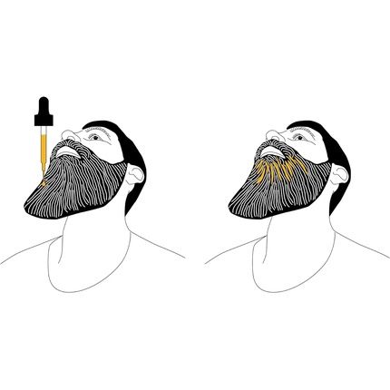 Serge D'Estel Paris Beard Oil Nourishes Softens And Promotes Beard Growth Natural Vegan Vitamin Formula 50Ml