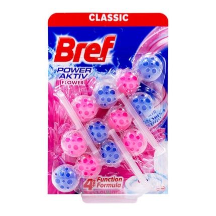 30 Eur/Kg 3 X 50 G Bref Power Aktiv Wc Duftspuler Stein Flower Blossom