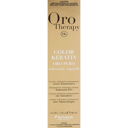 Fanola Oro Puro Therapy Keratin Hair Color 100Ml 11.0 Super Blonde Platinum