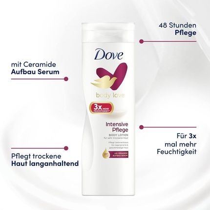 Dove Intensive Care Body Lotion For Very Dry Skin With 3X More Moisture 400Ml - Image 3