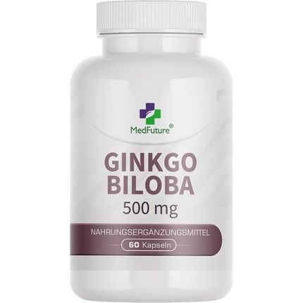 Ginkgo Biloba 500Mg Memory And Concentration 60 Capsules