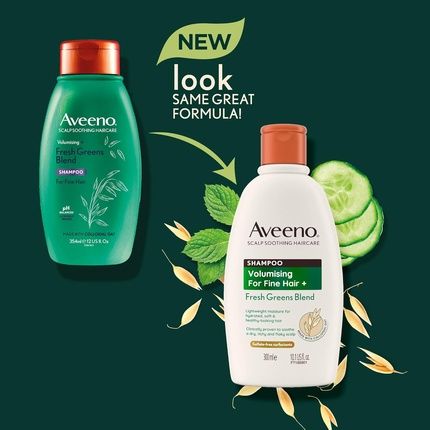 Aveeno Volumizing Fresh Greens Blend Scalp Soothing Oat For Fine Hair - Image 3