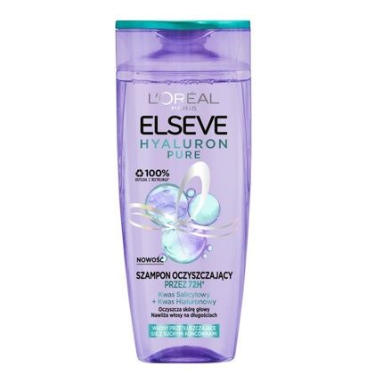 L'Oreal Elseve Hyaluron Pure Cleansing Shampoo For Scalp 400Ml