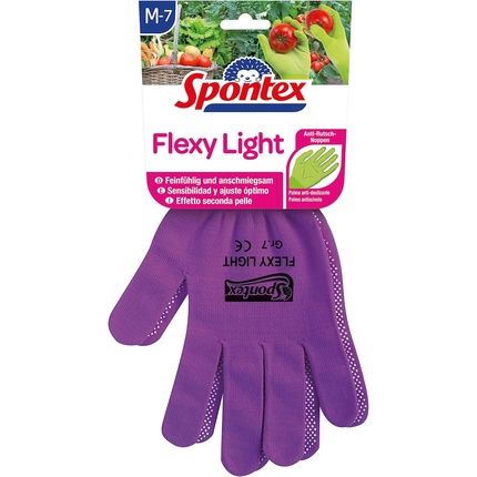 Spontex Flexy Light Ladies Gloves Size 7-7.5 For Garden And Hobby Work - Image 3
