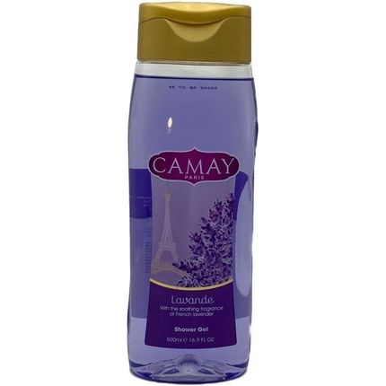 Camay Paris Shower Gel With Soothing French Lavender 500Ml
