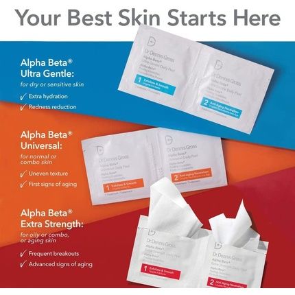 Dr. Dennis Gross Alpha Beta Ultra Gentle Daily Peel For Dehydrated Or Sensitive Skin 30 Treatments