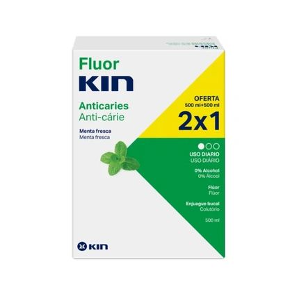 Kin Kin Fluorkin Mouthwash 2X500Ml