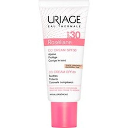 Uriage Roseliane Cc Cream Spf 30 Medium Tint 40Ml For Sensitive Skin