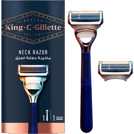 King C. Gillette Neck Men'S Razor With Precision Trimmer 1 Count