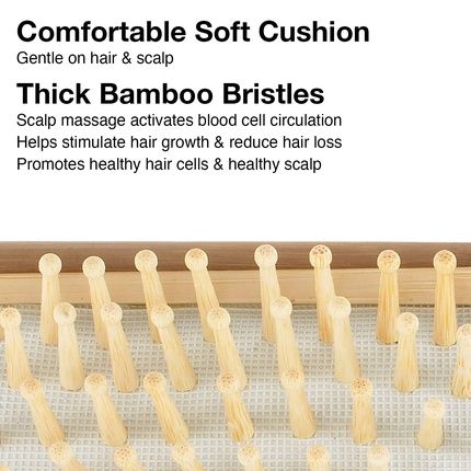 Olivia Garden Bamboo Touch Nylon Detangling Brush - Image 3