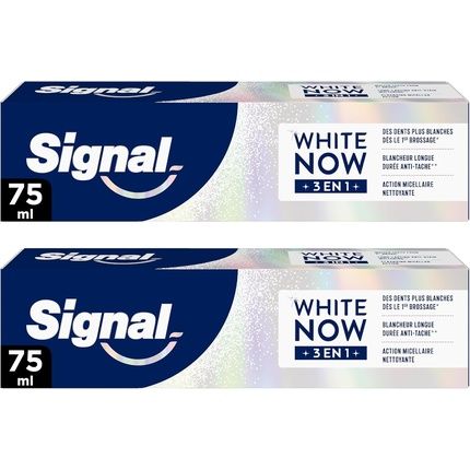 Signal White Now 3 In 1 Toothpaste Essential Longlasting Whitening
