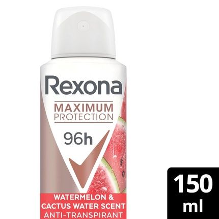 Rexona Maximum Protection Deodorant Spray Watermelon & Cactus Water Scent Antiperspirant 150Ml - Image 3