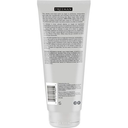 Freeman Beauty Feeling Beautiful Detoxifying Charcoal & Black Sugar Mud Mask 175Ml