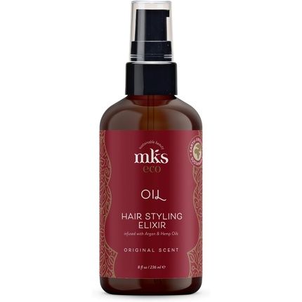 Mks Eco Oil Original 8 Fl Oz Hair Styling Elixir With Moroccan Argan Oil And Hemp