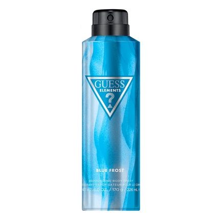 Guess Elements Blue Frost Deodorizing Body Spray For Men 6.0 Oz