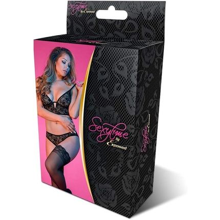 Magic Silk Underwire Bralette & Slip Black - Image 3