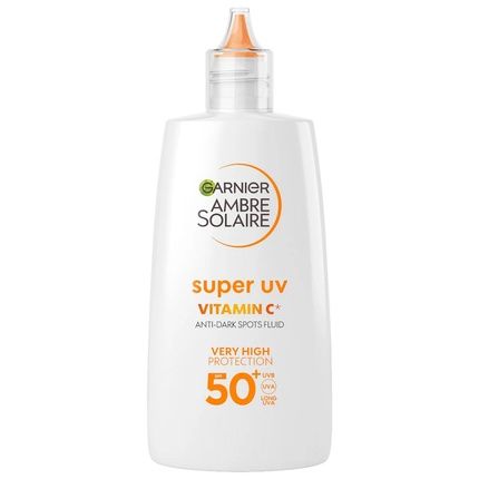 Ambre Solaire Super Uv Vitamin C Protective Fluid Against Discoloration With Vitamin C Spf50+ 40Ml