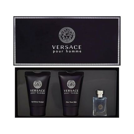 Versace Pour Homme For Men 3 Piece Mini Gift Set