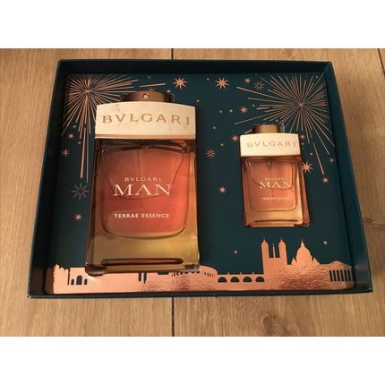 Bvlgari Man Terrae Essence Eau De Parfum Gift Set 100Ml And 15Ml