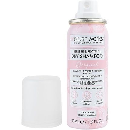 Brushworks Refresh & Revitalize Floral Dry Shampoo 50Ml