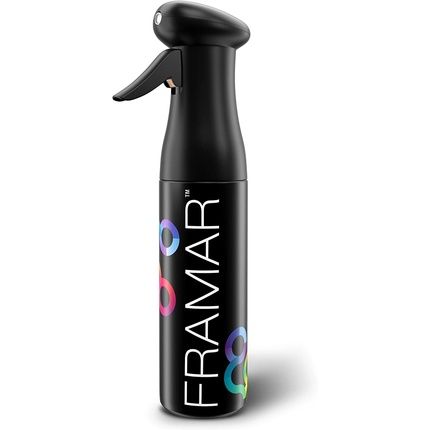 Framar Premium Hair Spray Bottle Fine Mist Continuous Spray Bottle Black