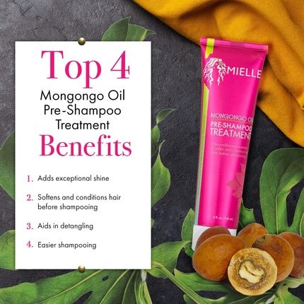 Mielle Organics Mongongo Oil Pre-Shampoo Treatment 148Ml - Image 3