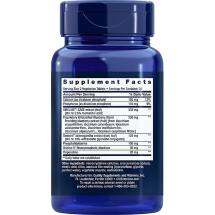 Life Extension Cognitex Elite Brain Health Formula 60 Tablets