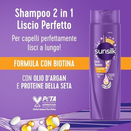Sunsilk 2In1 Perfectly Smooth Shampoo 250Ml - Image 3