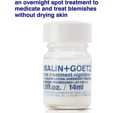 Malin + Goetz Acne Nighttime Treatment 0.5Oz For Unisex - Image 3