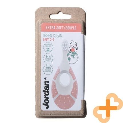 Jordan Green Clean Step Toothbrush For Babies Extra Soft 0-2 Years
