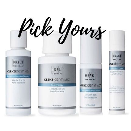 Obagi Clenziderm Md System Cleanser Pore Therapy Moisturizer Lotion