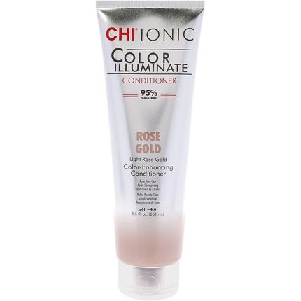 Chi Ionic Color Illuminate Rose Gold Color Enhancing Conditioner 251Ml