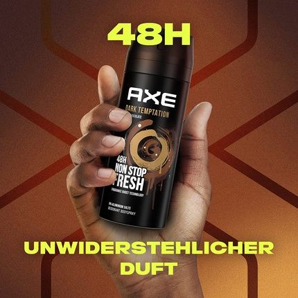 Axe Dark Temptation Body Spray Deodorant Without Aluminum 150Ml - Image 3