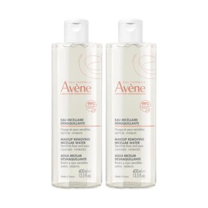 Avene Make-Up Removing Micellar Water Set For Normal And Sensitive Skin - 2 X 400 Ml