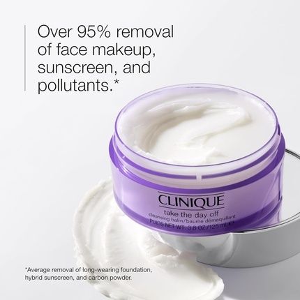 Clinique Take The Day Off Cleansing Balm Makeup Remover Dissolves Makeup And Sunscreen 8.3 Ounce