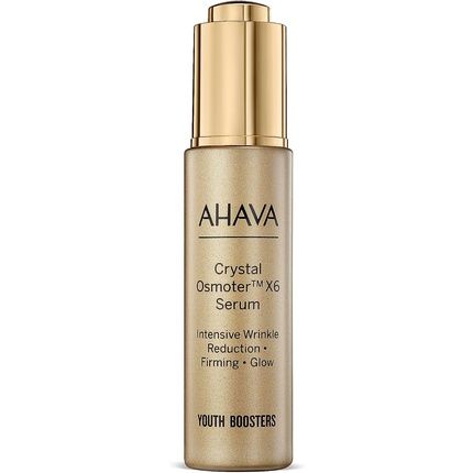 Ahava Dead Sea Crystal Osmoter X6 مصل الوجه الطبيعي المضاد للشيخوخة وتقليل التجاعيد للنساء 30 مل