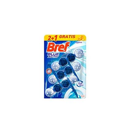 Bref Toilet Product Set - Bref Toilet Blue Activ Device Balls Hygiene 2+1 Triple