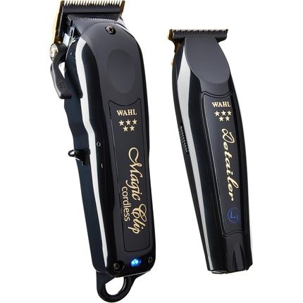 Wahl Cordless Barber Combo With Magic Clip & Detailer Li - Titanium Blades