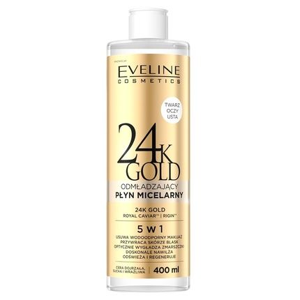 Eveline 24K Gold Micellar Water 5 In 1 400Ml