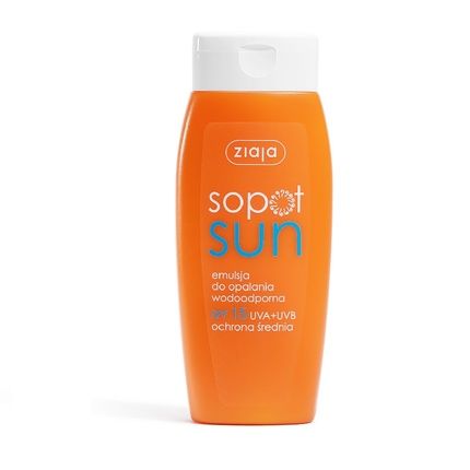 Sopot Sun Waterproof Sunscreen Emulsion Spf 15 150Ml