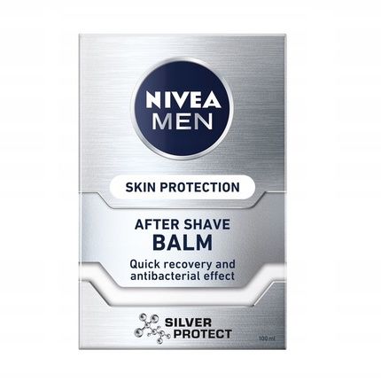 Nivea Men Skin Protection After Shave Balm Silver Protect 100Ml