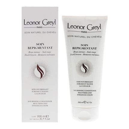 Leonor Greyl Soin Repigmentant Colour-Enhancing Conditioner - Dark Brown 200Ml