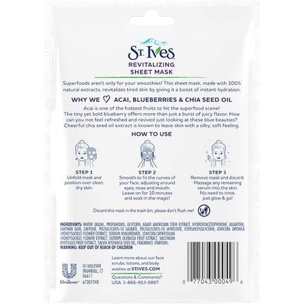 St Ives Glowing Apricot Sheet Mask 23Ml - Image 3