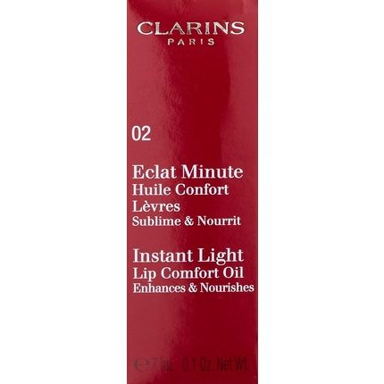 Clarins Instant Light Lip Comfort Oil 02 Raspberry 7Ml
