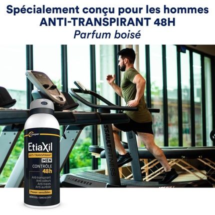 Etiaxil Deodorant For Men Anti-Perspirant 48H Control Aerosol 150Ml - Image 3
