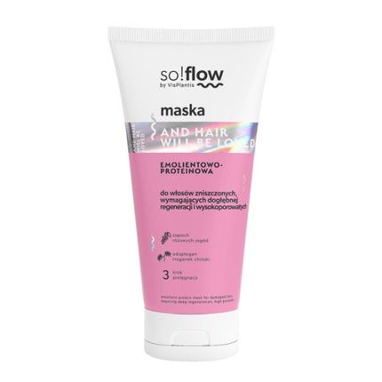 So!Flow By Vis Plantis Emollient Protein Mask For Damaged Hair Requiring Deep Re