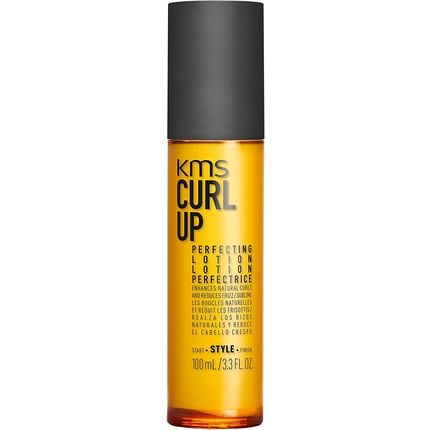 Kms Curlup Perfecting Lotion For Curly Frizzy Hair 100Ml