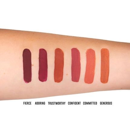 Thebalm Meet Matte Hughes San Francisco Set Of 6 Mini Long-Lasting Liquid Lipsticks 2.4 Fl. Oz. - Image 3