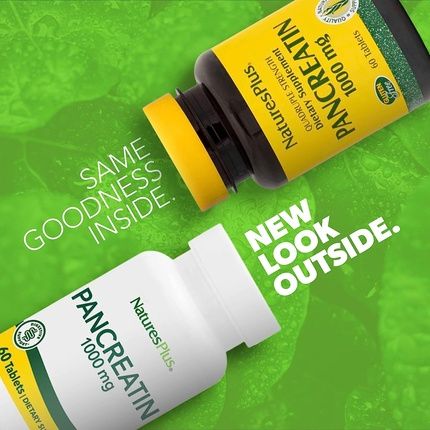 Naturesplus Pancreatin 1000Mg Natural Digestive Enzyme Supplement 60 Tablets