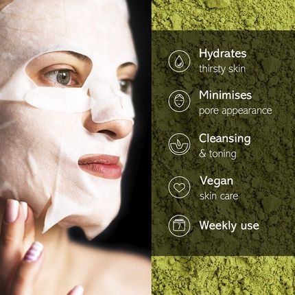 Earth Kiss Super Naturals Hydrating Kombucha And Spirulina Sheet Mask Single Sachet - Image 3